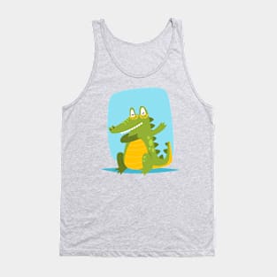 The alligator crocodile returns its inclusion Tank Top